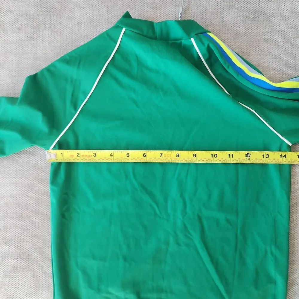 NWT Mini Boden 10-11 Year Green‎ Sun Safe Rash Vest NWT